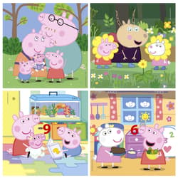 Galeria - zdjęcie nr. 2 - Puzzle 4w1 Świnka Peppa 113785