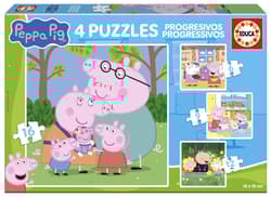 Puzzle 4w1 Świnka Peppa 113785
