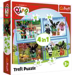 Puzzle 4w1 Wesoły Bing