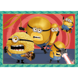 Galeria - zdjęcie nr. 3 - Puzzle 4w1 Zwariowane Minionki 34648