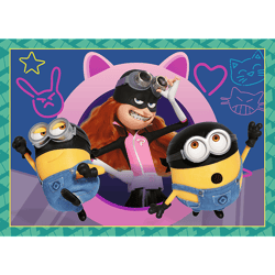 Galeria - zdjęcie nr. 2 - Puzzle 4w1 Zwariowane Minionki 34648