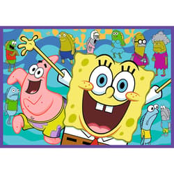 Galeria - zdjęcie nr. 2 - Puzzle 4x250 Szalony świat Sponge Boba 13342