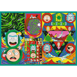 Galeria - zdjęcie nr. 2 - Puzzle 4x250 Zakręcony Świat Ricka i Morty'ego 13338