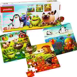Puzzle 50 3w1 Zwierzęta
