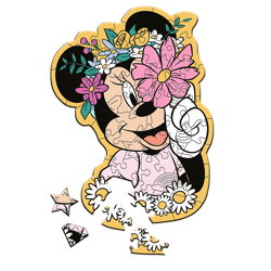 Galeria - zdjęcie nr. 3 - Puzzle 50 drewniane Wood Craft Junior W świecie Minnie 20200