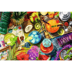 Galeria - zdjęcie nr. 4 - Puzzle 500+1 drewniane Kolorowe koktajle 20154