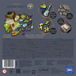 Galeria - zdjęcie nr. 2 - Puzzle 500+1 drewniane Kolorowe koktajle 20154