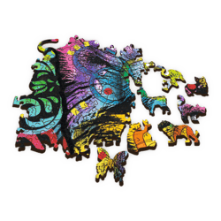 Galeria - zdjęcie nr. 2 - Puzzle 500+1 drewniane Kolorowy szczeniak 20160