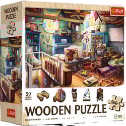 PUZZLE 500+1 Puzzle Drewniane Skarby na strychu 20220