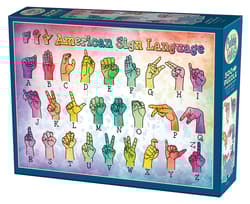 Puzzle 500 Amerykański język migowy 113523