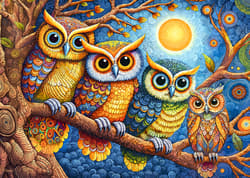 Galeria - zdjęcie nr. 2 - Puzzle 500 CherryPazzi Moonlight Owls 20449