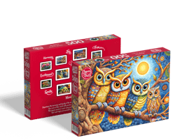 Galeria - zdjęcie nr. 3 - Puzzle 500 CherryPazzi Moonlight Owls 20449
