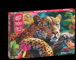Galeria - zdjęcie nr. 3 - Puzzle 500 CherryPazzi Reclining Leopard 20166