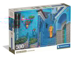 Puzzle 500 Compact Blue Street of Chefchaouen 35621