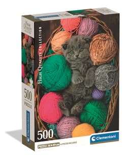 Puzzle 500 Compact Fluffy Kitten 35617