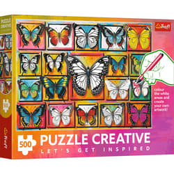 Puzzle 500 Creative Kolekcja Motyli 37561