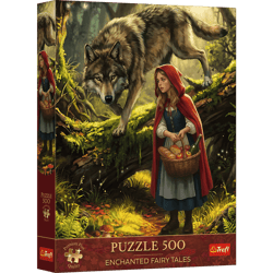 Puzzle 500 Czerwony Kapturek i Wilk TREFL