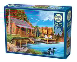 Puzzle 500 Dom nad jeziorem 113144