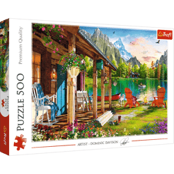 Puzzle 500 Domek w górach 37408