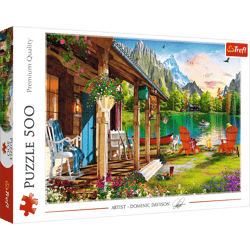 Puzzle 500 Domek w górach 37408