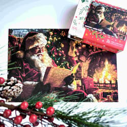 Galeria - zdjęcie nr. 2 - Puzzle 500 drewniane Christmas Santa Claus
