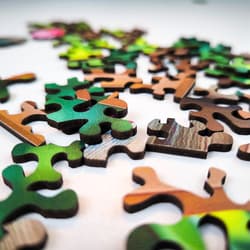 Galeria - zdjęcie nr. 2 - Puzzle 500 drewniane Kwitnące okno