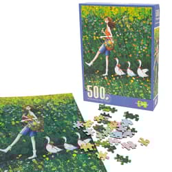 Puzzle 500 Dziewczyna z gąskami