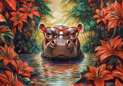 Galeria - zdjęcie nr. 2 - Puzzle 500 Hippo Relaxation B-54176
