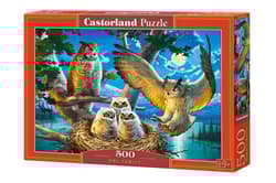 Puzzle 500 Hobby sowia rodzina B-53322