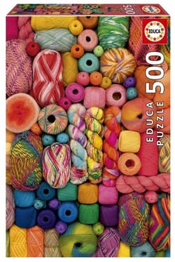 Puzzle 500 Kolorowa przędza