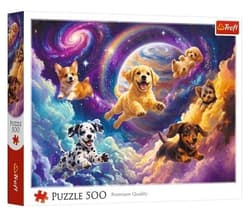 Puzzle 500 Kosmiczne pieski TREFL