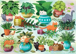 Galeria - zdjęcie nr. 2 - Puzzle 500 Koty kontra rośliny 113580