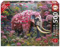 Puzzle 500 Kwiatowy Słoń 113447