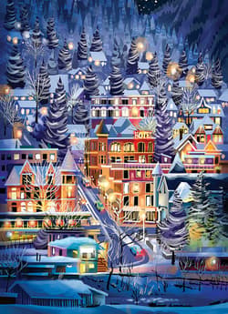 Galeria - zdjęcie nr. 2 - Puzzle 500 Miasteczko narciarskie 113068