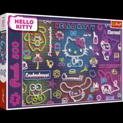 Puzzle 500 Neon Hello Kitty 37523