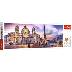 Puzzle 500 panoramiczne Piazza Navona Rzym 29501