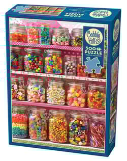 Puzzle 500 Półka ze słodyczami 112641