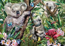 Galeria - zdjęcie nr. 2 - Puzzle 500 PQ Rodzina koali 112340