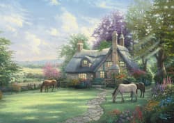 Galeria - zdjęcie nr. 2 - Puzzle 500 PQ T. Kinkade puszka Letni dzień 110797