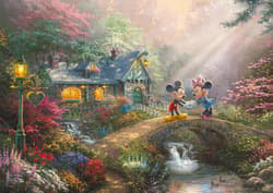 Galeria - zdjęcie nr. 2 - Puzzle 500 PQ T. Kinkade puszka Miki i Minnie 110801