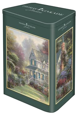 Puzzle 500 PQ T. Kinkade puszka Ogród wiktoriański 110798