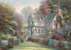 Galeria - zdjęcie nr. 2 - Puzzle 500 PQ T. Kinkade puszka Ogród wiktoriański 110798
