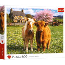 Puzzle 500 Przyjaciele na farmie 37570