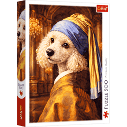 Puzzle 500 Pudel z perłą 37572