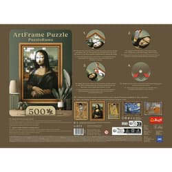 Galeria - zdjęcie nr. 2 - Puzzle 500 Puzzlorama Mona Lisa Leonardo da Vinci 37541