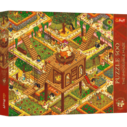 Puzzle 500 Śmieszne kurczaki TREFL