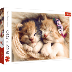 Puzzle 500 Śpiące kotki 37271