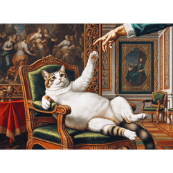 Galeria - zdjęcie nr. 2 - Puzzle 500 Trefl Premium Plus Pets as Art Jego Puszysta Wysokość 37627