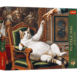 Puzzle 500 Trefl Premium Plus Pets as Art Jego Puszysta Wysokość 37627