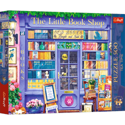 Puzzle 500 Trefl Premium Plus Tea Time Sklepik z książkami 37622